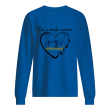 Load image into Gallery viewer, Sewing I'm A Simple Woman Gift For Women Sweatshirt