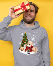 Load image into Gallery viewer, Funny Golden Retrievers Sleep In Red Boots Gift For Dog Lovers Hoodie