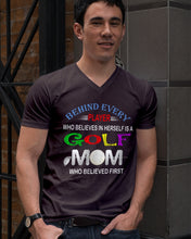 Load image into Gallery viewer, Golf Who Believes In Herself Gift For Sport Lovers Guys V-Neck