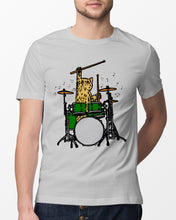 Load image into Gallery viewer, Cat Play Drum Funny Gift For Cat Lovers Guys Tee