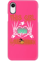 Load image into Gallery viewer, This Girl Loves Halloween Gift For Girls Phone case