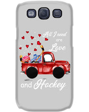 Load image into Gallery viewer, All I Need Are Love And Hockey Gift For Hockey Players Phone case