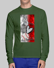 Load image into Gallery viewer, Baseball Peaceful Love Gift For Baseball Lovers Unisex Long Sleeve