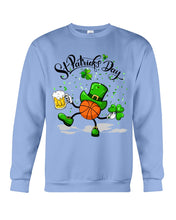 Load image into Gallery viewer, Basketball Saint Patrick's Day Gift For Basketball Lovers Sweatshirt