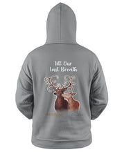 Load image into Gallery viewer, Custom Name Deers Gift For Boyfriend Till Our Last Breath Hoodie