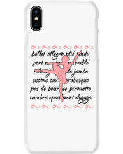 Load image into Gallery viewer, Ballet Words Pink Pattern Gift For Ballet Dancer Phone case