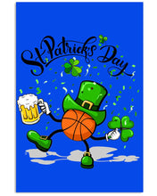 Load image into Gallery viewer, Basketball Saint Patrick's Day Gift For Basketball Lovers Vertical Poster