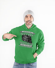 Load image into Gallery viewer, Shes Stubborn Messy And A Brat At Times Black Gift For Husband Hoodie