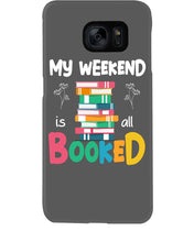 Load image into Gallery viewer, Vintage Funny My Weekend Booked Gift For Book Lovers Phone case