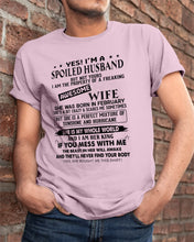 Load image into Gallery viewer, I'm A Spolied Husband But Not Yours - Awesome Wife Was Born In February Guys Tee