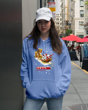 Load image into Gallery viewer, Baseball Xmas Sleigh Loading Gift For Baseball Lovers Hoodie