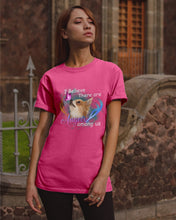 Load image into Gallery viewer, I Believe There Are Angels Among Us Gift For Chihuahua Lovers Guys Tee