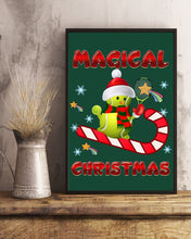 Load image into Gallery viewer, Tennis Players Magical Christmas Snowman Gift For Women Vertical Poster