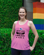 Load image into Gallery viewer, I'm Not Angry I'm Finnish I Smile From The Inside Trending Ladies Flowy Tank