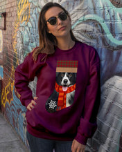 Load image into Gallery viewer, Santa Border Collie In Stock Gift For Dog Lovers Sweatshirt