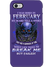 Load image into Gallery viewer, They Are A Reminder Of Time When Life Try To Break Me Gift For February Men Phone case