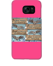 Load image into Gallery viewer, Do What Makes You Happy With Bats Gift For Girls Phone case