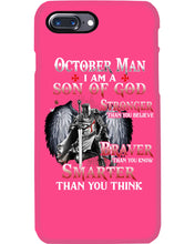 Load image into Gallery viewer, October Man Son Of God Birthday Meaningful Gift For Men Phone case