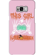 Load image into Gallery viewer, This Girl Loves Halloween Gift For Girls Phone case