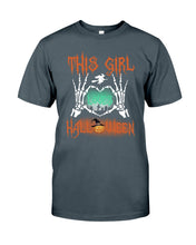 Load image into Gallery viewer, This Girl Loves Halloween Gift For Girls Guys Tee
