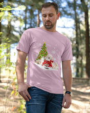 Load image into Gallery viewer, Funny Golden Retrievers Sleep In Red Boots Gift For Dog Lovers Guys Tee