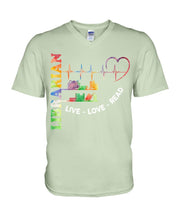 Load image into Gallery viewer, Librarian Live Love Read Special Custom Design Guys V-Neck