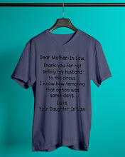 Load image into Gallery viewer, Daughter In Law Gift For Mother In Law I Know How Tempting That Option Was Some Days Guys V-Neck