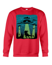 Load image into Gallery viewer, UFA Dinosaur T Rex Sky Full Of Stars Sweatshirt