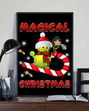 Load image into Gallery viewer, Tennis Players Magical Christmas Snowman Gift For Women Vertical Poster