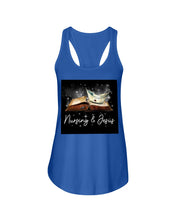 Load image into Gallery viewer, Nursing And Jesus Gift For Family Ladies Flowy Tank