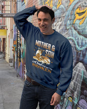 Load image into Gallery viewer, Mother And Son A Bond That Can't Be Broken Sweatshirt