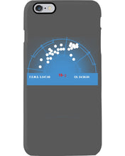 Load image into Gallery viewer, Pinpoint The Location In The Space Blue Phone case