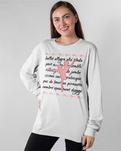 Load image into Gallery viewer, Ballet Words Pink Pattern Gift For Ballet Dancer Unisex Long Sleeve