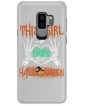 Load image into Gallery viewer, This Girl Loves Halloween Gift For Girls Phone case