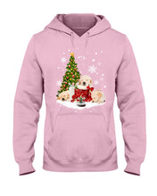 Load image into Gallery viewer, Funny Golden Retrievers Sleep In Red Boots Gift For Dog Lovers Hoodie