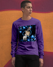 Load image into Gallery viewer, Lovely Phone Case Twinkling Blue Heart Gift For Goat Lovers Unisex Long Sleeve