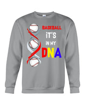 Load image into Gallery viewer, Baseball Be My DNA Gift For Sport Lovers Sweatshirt