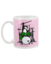 Load image into Gallery viewer, Funny Cat Playing Drums Great Gift For Cat Lovers Mug