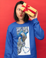 Load image into Gallery viewer, Magical Gray Couple African Parrot Gift For Bird Lovers Sweatshirt