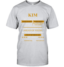 Load image into Gallery viewer, Kim Custom Name Gift A Warrior's Mentality With A Poet's Soul Guys Tee