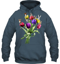 Load image into Gallery viewer, Vintage Funny Donkey With Tulip Trending For Donkey Lovers Hoodie