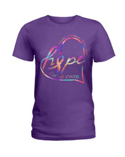 Load image into Gallery viewer, Hope For A Cure Multiple Sclerosis Awareness Ladies Tee