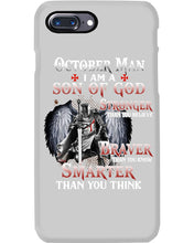Load image into Gallery viewer, October Man Son Of God Birthday Meaningful Gift For Men Phone case