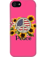 Load image into Gallery viewer, Peace Sign Sunflower Birthday Gift For Girls Phone case