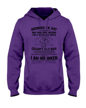 Load image into Gallery viewer, A Spoiled Wife Of An October Grumpy Old Man Birthday Meaningful Gift Hoodie