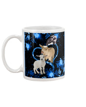 Load image into Gallery viewer, Lovely Phone Case Twinkling Blue Heart Gift For Goat Lovers Mug