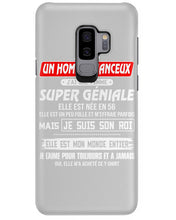 Load image into Gallery viewer, Je Suis Un Homme Chanceux J'ai Line Femme Custom Design Je Suis Son Roi Phone case