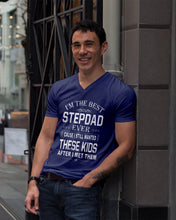 Load image into Gallery viewer, I'm The Best Stepdad Gift For Family Guys V-Neck