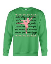 Load image into Gallery viewer, Ballet Words Pink Pattern Gift For Ballet Dancer Sweatshirt