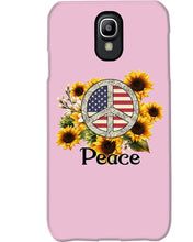 Load image into Gallery viewer, Peace Sign Sunflower Birthday Gift For Girls Phone case